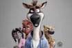 draw custom animal cartoon illustration