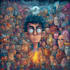 create a professional cartoon album cover