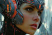 design stunning sci fi portrait art