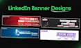 design minimalist linkedin banner