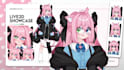 draw and rig 2d vtuber model live2d vtuber model 2d vtuber rigging vtuber