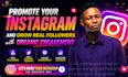 promote your instagram and grow real followers with organic engagement