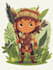 draw 2d game character illustration