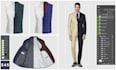 create realistic PSD suit mockup for fashion brand