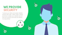 develop a custom responsive landing page with HTML, CSS, and js