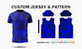 design custom sports jersey and sublimation jersey