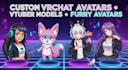 design edit unique vrchat  avatars and characters