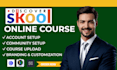 setup skool online community skool community setup skool community manager kajab