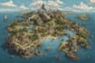 create your fantasy map illustration