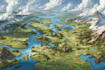 draw fantasy map illustration