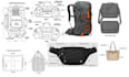 create professional bag tech packs with detailed specifications sheet
