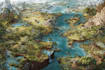 draw a fantasy map illustration