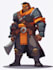 draw 2d game character illustration