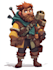 draw 2d game character illustration