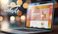 design a luxury and professional premium website