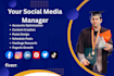 be your social media manger