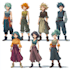 draw anime style character sprites