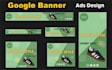 design stunning google ads banner and web banner