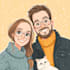draw family portrait color drawing