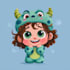 draw cute cartoon character, mascot, stickers