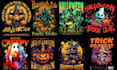 draw 80s 70s vhs retro vintage horror music poster, horror comic poster, tshirt