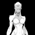 draw black and white comic superhero character line art