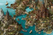 create fantasy map illustration