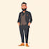 draw your realistic vector portrait illustration