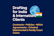 draft professional legal documents contracts and agreements