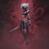 a sci fi character illustration or sci fi character