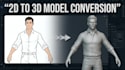 convert 2d to 3d model, image to custom 3d model, fix stl file 3d printing