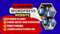 build e learning, college, educational  and ims website