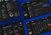 design a modern saas dashboard UI UX with responsive web app design in figma