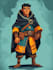 draw 2d game character illustration