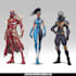 create scifi, fantasy, superhero character design