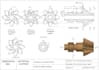 draft mechanical drawings and technical details in 3d autocad