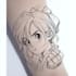 tattoo illustration anime style in lines