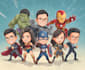 illustrate super hero character design