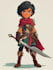 draw 2d game character illustration