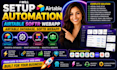setup airtable automation, airtable softr webapp airtable database, softr webapp
