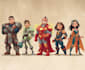 make drawing of super hero character