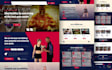 design and develop a responsive website using HTML, CSS, js