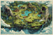 make a fantasy map illustration