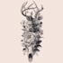 custom an abstract black tattoo design