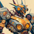 make a mecha robot illustrations
