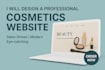 create a professional beauty and cosmetics ecommerce website