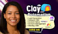 setup clay com, monday crm, n8n, apollo io, hubspot, zoho crm, clickup