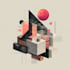 create abstract geometric digital art