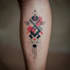 make a geometric tattoo design