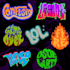 draw rock doom psychedelic stoner band logo